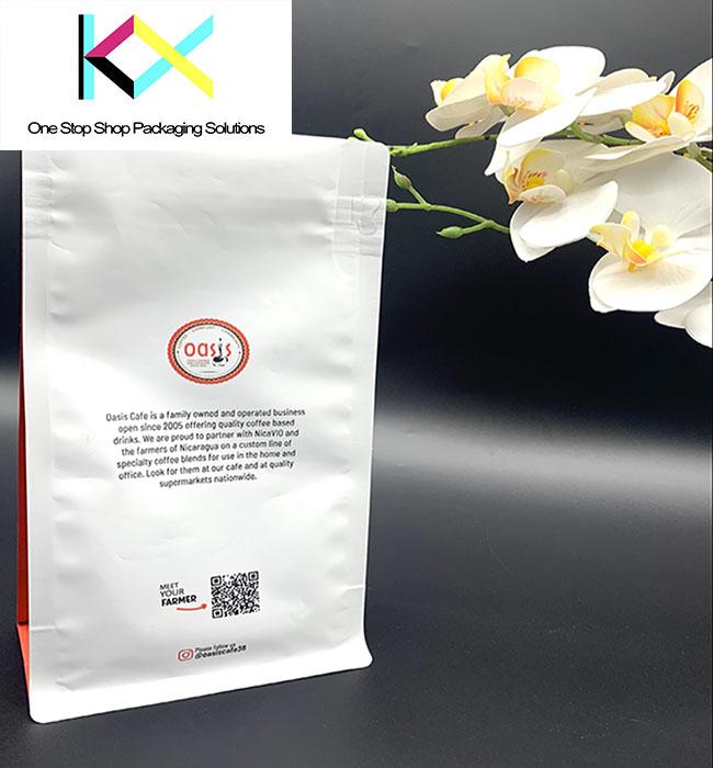 Προσαρμοσμένο σχεδιασμό Τυπωμένο Κίνα Κατασκευαστής OEM Top Zipper πλαστικό σάκο συσκευασίας τροφίμων Stand Up Pouch Ziplock Coffee Bag 3