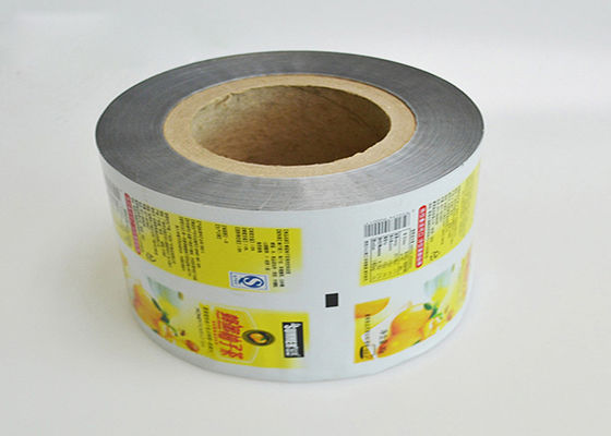 PET/VMPET/PE Plastic Packaging Film Roll Customize Printing Multilayer For Snacks Food
