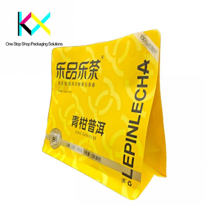 Θερμική σφραγίδα Αδιάβροχη τσαγιέρα σκόνη συσκευασία τσάντα 140um πάχος προσαρμογή 0