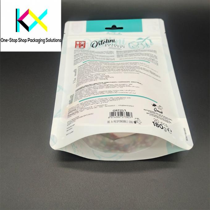 Πολλαπλές SKU Στάσιμοι σάκοι Ziplock laminated πλαστικό Mylar για σάκους συσκευασίας τροφίμων κατοικίδιων ζώων 1
