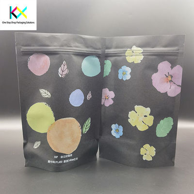 Αποσυστατέες σακούλες συσκευασίας χαρτιού Kraft CMYK χρώμα σακούλες χαρτιού Kraft